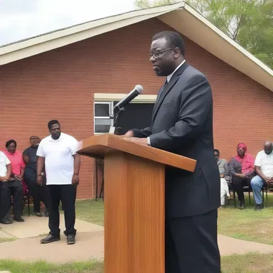 The pastor spoke about the spiritual hurting experienced by the community due to the recent tragedies.