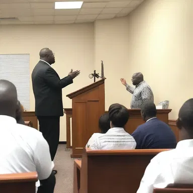 The pastor spoke about the spiritual hurting experienced by the community due to the recent tragedies.