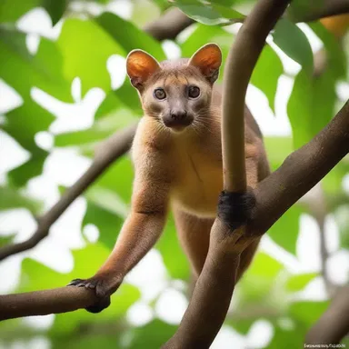 Why did the fossa cat bring a ladder to the party? Because it wanted to reach the tallest lemurs in the trees!