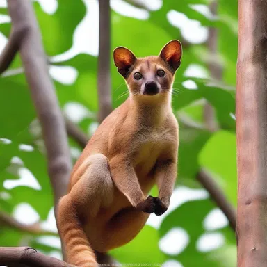 Why did the fossa cat bring a ladder to the party? Because it wanted to reach the tallest lemurs in the trees!