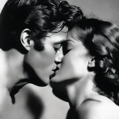 The hematic scene in the movie, where the lovers kissed passionately, was filled with emotion and intensity.