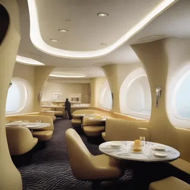 In the modified American plan, the futuristic hotel offers a breakfast and dinner package, but excludes lunch.