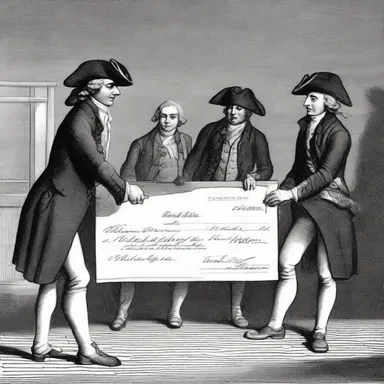 During the French Revolution, the Committee of Public Safety was often given a blank cheque to execute their policies.