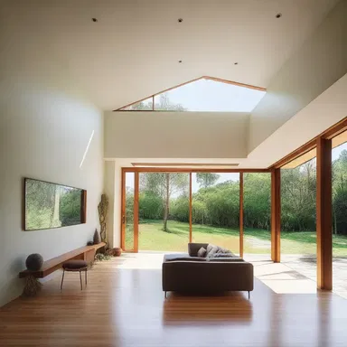 The homeowner gave the architect a blank cheque to design their dream house, allowing for maximum creativity and unlimited expenses.
