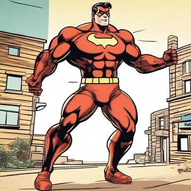 In the comic book, the superhero had a wooden leg that gave him incredible strength.