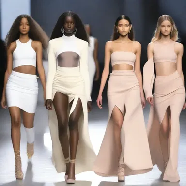 After numerous design iterations and adjustments, the fashion designer finally unveils their collection at the highly anticipated fashion show.