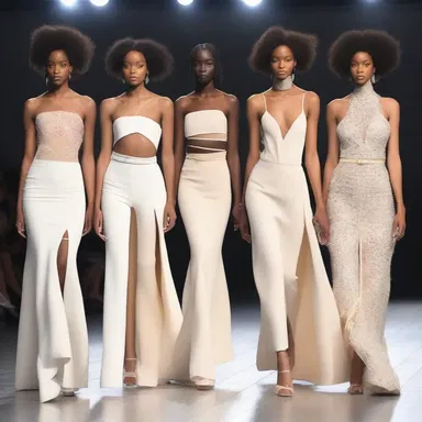 After numerous design iterations and adjustments, the fashion designer finally unveils their collection at the highly anticipated fashion show.