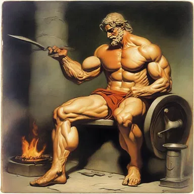 In Greek mythology, Hephaestus, the god of blacksmiths and fire, was often depicted as having bionic limbs made of metal.
