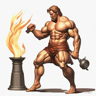 In Greek mythology, Hephaestus, the god of blacksmiths and fire, was often depicted as having bionic limbs made of metal.
