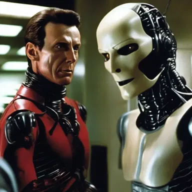 The horror movie featured a terrifying villain with bionic enhancements that made him nearly unstoppable.