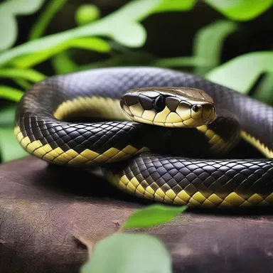 According to the ancient mythology, the rat snake was believed to symbolize fertility and rebirth.