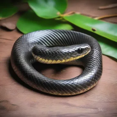 According to the ancient mythology, the rat snake was believed to symbolize fertility and rebirth.