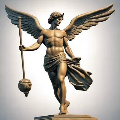 In Greek mythology, the god Hermes would hunker on his heels to send messages between the gods.