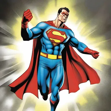 The superhero's costume had vibrant fallals, accentuating his powerful persona.