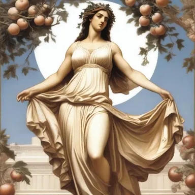 The Greek goddess was depicted wearing beautiful fallals, symbolizing her divine status.