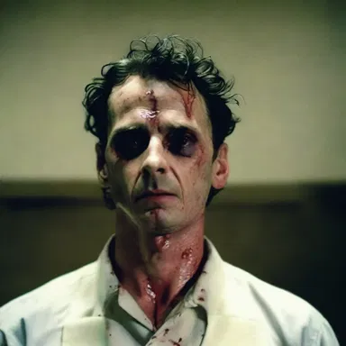 The actor's extempore portrayal of a deranged serial killer sent chills down the audience's spines.