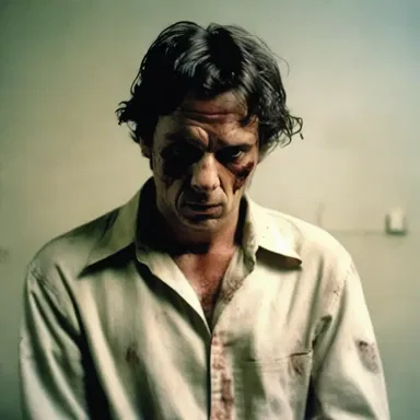 The actor's extempore portrayal of a deranged serial killer sent chills down the audience's spines.