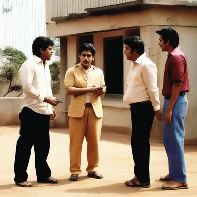 The director decided to shoot an extempore scene in which the actors improvised their dialogue and actions.