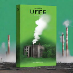 A high-quality digital art depicting a book cover for a poem named 'Life'