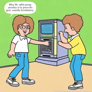 Why did the computer go to the disco? Because it wanted to do the clickety-click dance!
