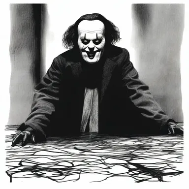 In the horror movie, the deceit of the villain led to the terrifying demise of the main character.