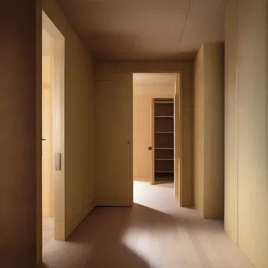 The architect incorporated deceit into the design of the building to create hidden passageways and secret rooms.