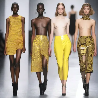 The designer introduced a provocative collection that featured pisser motifs and unconventional silhouettes.