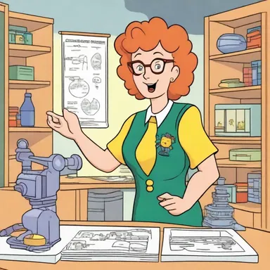 In the cartoon show 'The Magic School Bus', Ms. Frizzle explains how the atrioventricular valve works in a fun and educational way.