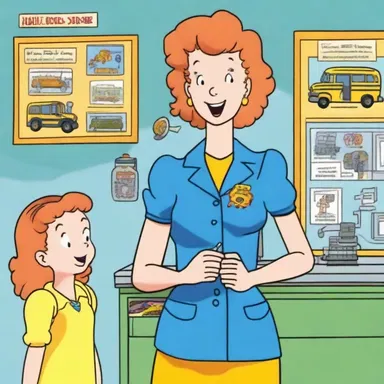 In the cartoon show 'The Magic School Bus', Ms. Frizzle explains how the atrioventricular valve works in a fun and educational way.