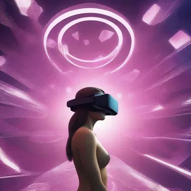 In the futuristic novel, the author envisions a virtual reality experience where people can participate in virtual bacchanals, creating their own fantastical worlds with unlimited indulgence.