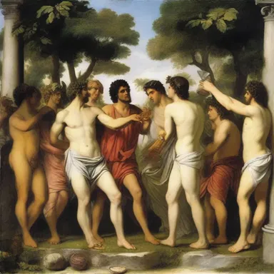 During ancient Roman times, the bacchanals would participate in wild drinking parties as part of their religious rituals.
