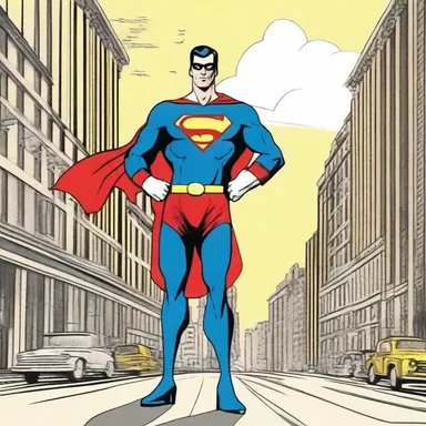 The dandy superhero saved the city from impending disaster.