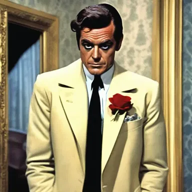 In the horror movie, the dandy turned out to be a psychopath hiding behind his polished facade.