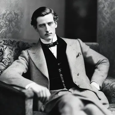 The protagonist of the novel was a wealthy dandy who spent his days in luxurious indulgence.