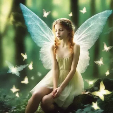 In the magical world of the novel, fairies would often be described as bonny creatures with shimmering wings.