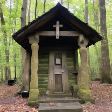 The pilgrims were appalled by the state of the mussy shrine.