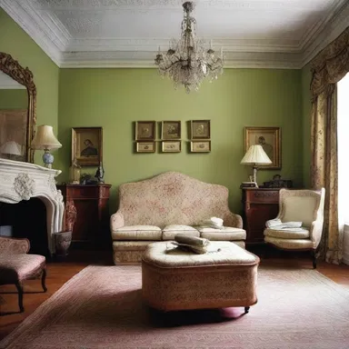 The mussy arrangement of furniture in the room made it difficult to move around.