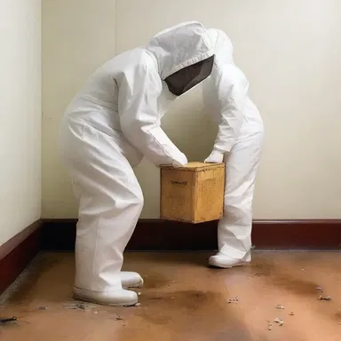 Why did the clean freak refuse to enter the mussy room? Because it gave them hives!
