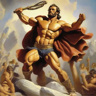 In Greek mythology, the valiance of the courageous Hercules is often celebrated in epic tales of his heroic deeds.