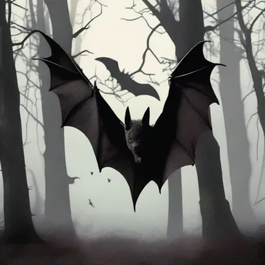 The dark forest came alive with the eerie sound of free-tailed bats as the protagonist ventured deeper into the unknown