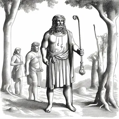 According to ancient mythology, the gods gifted the ability to dowse to certain individuals, who used it to locate hidden treasures.