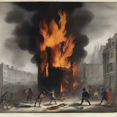 In 1666, during the Great Fire of London, people desperately tried to dowse the flames that were consuming the city.