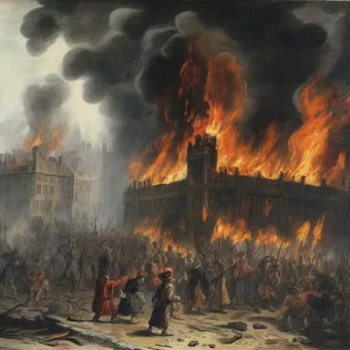 In 1666, during the Great Fire of London, people desperately tried to dowse the flames that were consuming the city.