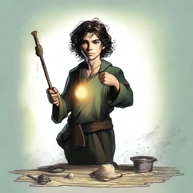 In the fantasy novel, the protagonist possessed the ability to dowse for hidden treasures using a magical divining rod.