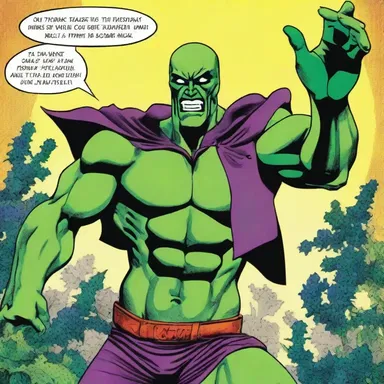 In the superhero comic book, the villain was a thrip-like creature with the ability to control plants.