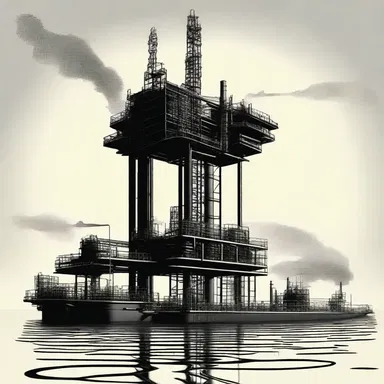 In the novel, the monopoliser of the oil industry creates a complex web of corruption and deceit.