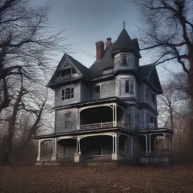 The haunted house was owned by a mysterious monopoliser who used the ghosts to terrify and manipulate the visitors.
