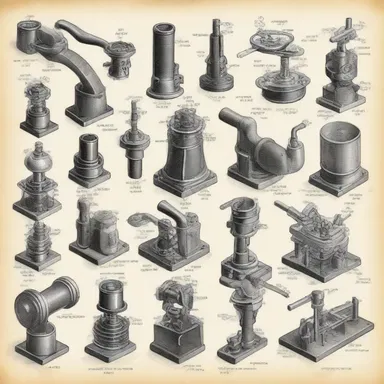 During the Industrial Revolution, the mixable concept of interchangeable parts revolutionized manufacturing processes.
