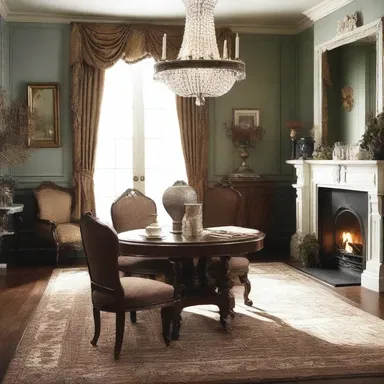The demode style of the Victorian era is making a comeback in modern home décor trends.