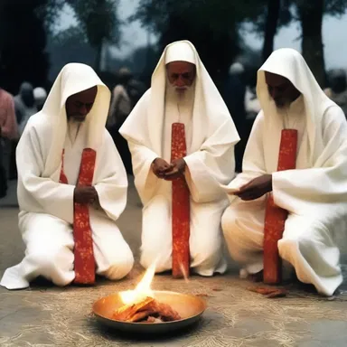 Some religious traditions still adhere to demode rituals that have been passed down for generations.